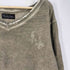 Yorkshin #12 Y2K クロス ダメージ ショート サーマルTシャツ レディース JPN:M