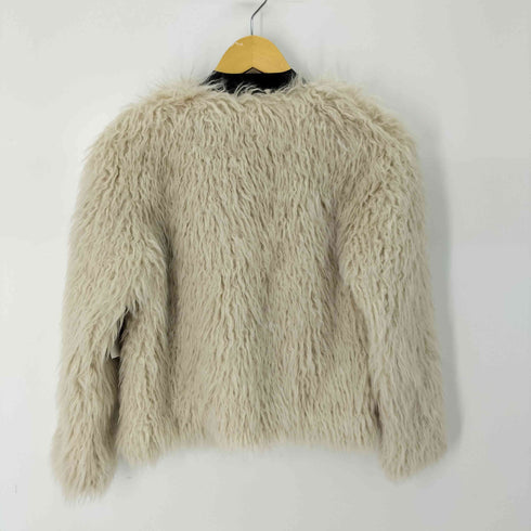 ロペマドモアゼル ROPE mademoiselle ウール混フェイクファーコート レディース 36