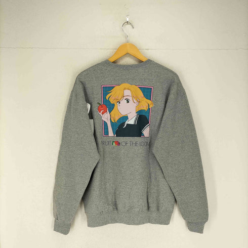 フルーツオブザルーム FRUIT OF THE LOOM EUREKA CURATION MARKET クルーネックスウェット メンズ M