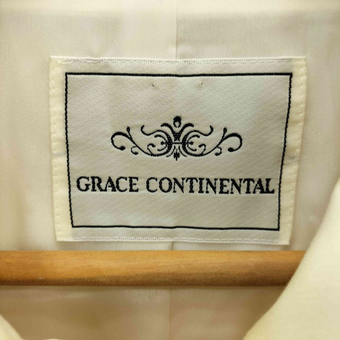 グレースコンチネンタル GRACE CONTINENTAL 花柄 ステンカラーコート レディース JPN:36
