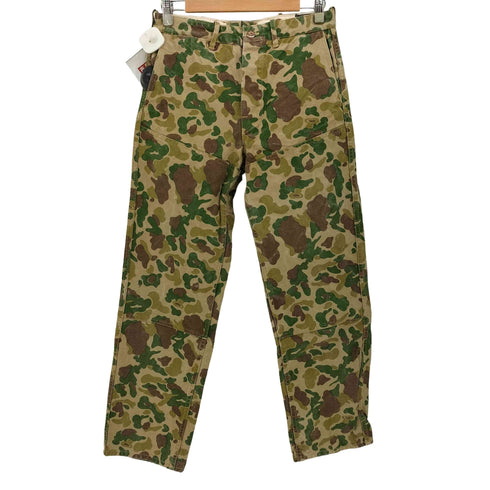 ジョーマッコイ JOE McCOY LOT11 ダックハンター カモ ダブルニー ワーク パンツ メンズ 28x36