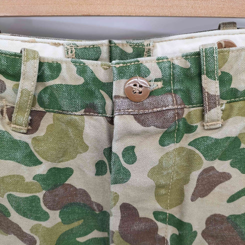 ジョーマッコイ JOE McCOY LOT11 ダックハンター カモ ダブルニー ワーク パンツ メンズ 28x36