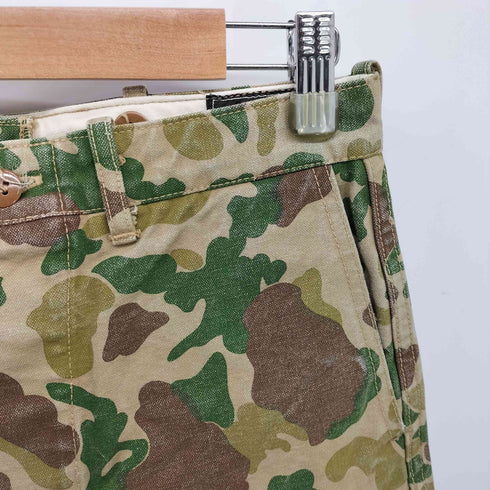 ジョーマッコイ JOE McCOY LOT11 ダックハンター カモ ダブルニー ワーク パンツ メンズ 28x36