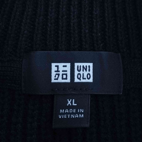 ユニクロ UNIQLO 25AW ミドルゲージフルジップセーター メンズ JPN:XL