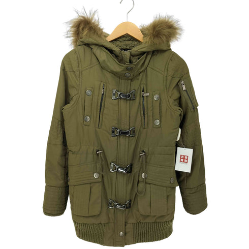 セシルマクビー CECIL McBEE ラクーンファー 裏地ボア モッズコート Y2K レディース JPN:M