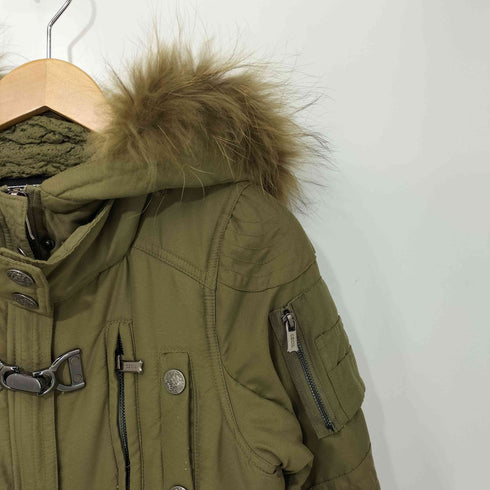 セシルマクビー CECIL McBEE ラクーンファー 裏地ボア モッズコート Y2K レディース JPN:M