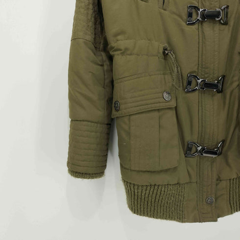 セシルマクビー CECIL McBEE ラクーンファー 裏地ボア モッズコート Y2K レディース JPN:M