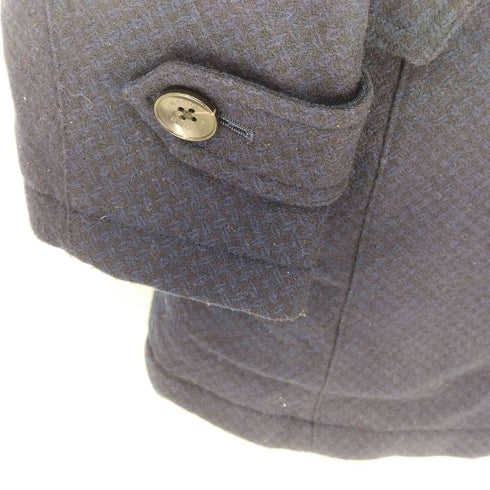 レノマ renoma PARIS 裏地キルティング ツイード ステンカラー コート メンズ