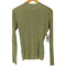 ウィルフリー willfully new arm botton sheer rib knit レディース FREE