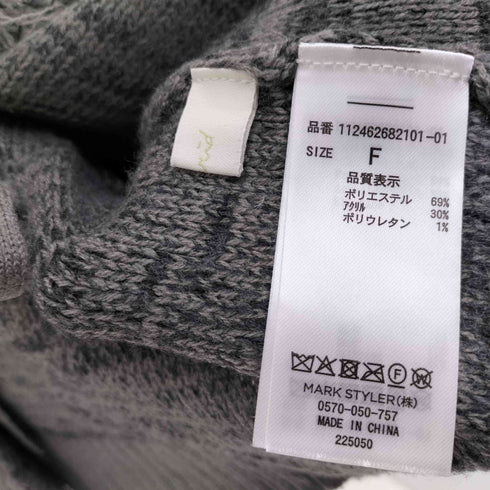 アングリッド Ungrid 24AW アンゴラ混 ショート ニット カーデ レディース FREE