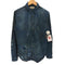 ダブルアールエルラルフローレン RRL RALPH LAUREN インディゴ 刺し子 ダメージ リペア パッチワーク 加工 プルオーバー マチ付き ワーク シャツ チンストラップ メンズ import:XS