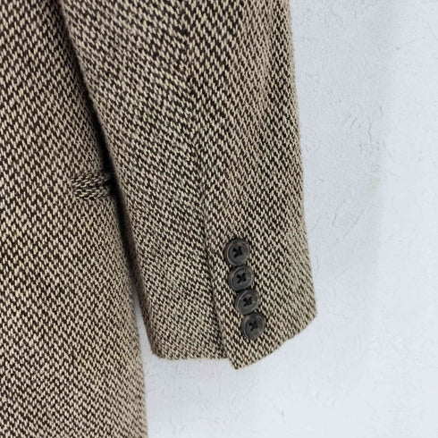 ラルフローレン RALPH LAUREN 90s 2Bヘリンボーンテーラードジャケット レディース