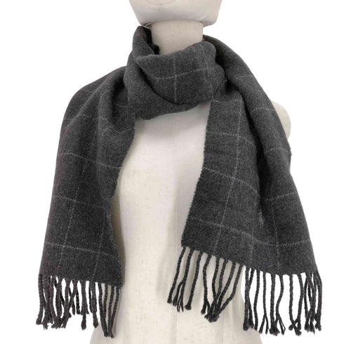 ポロラルフローレン POLO RALPH LAUREN ウィンドーペーンブラッドウールブレンドマフラー メンズ