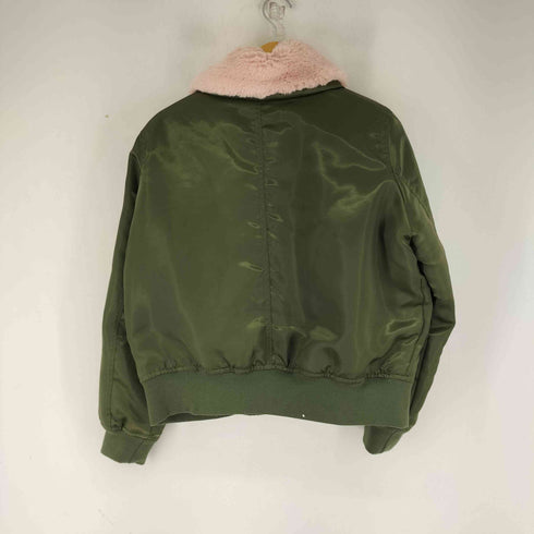 ギャップ Gap フェイクファーボンバージャケット レディース import:M