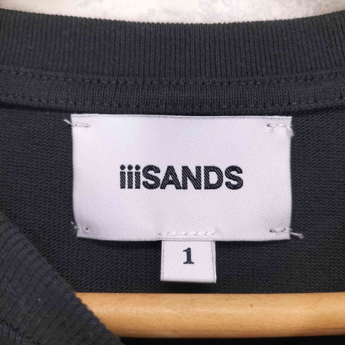 iiiSANDS フロントプリント ロングスリーブクルーネックカットソー メンズ 1