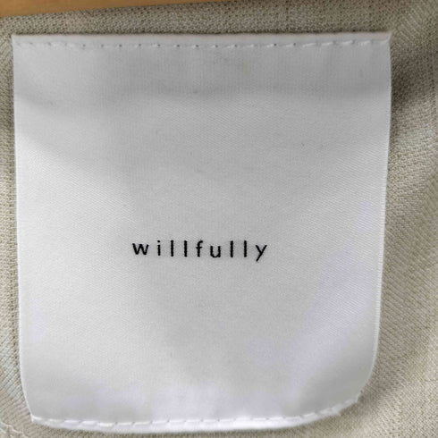 ウィルフリー willfully tuck puff three quarter sleeve JK レディース FREE