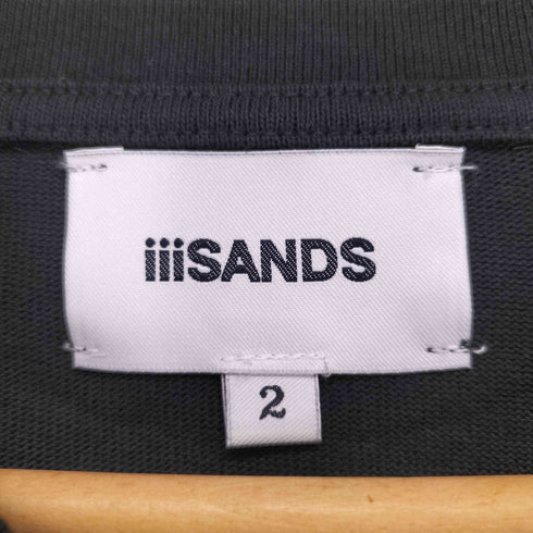 iiiSANDS フロントプリント ロングスリーブクルーネックカットソー メンズ 2