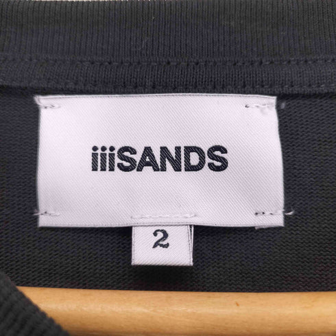 iiiSANDS フロントプリント ロングスリーブクルーネックカットソー メンズ 2