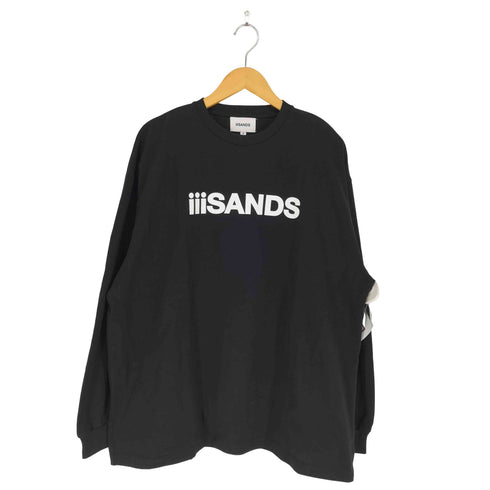 iiiSANDS フロントプリント ロングスリーブクルーネックカットソー メンズ 3