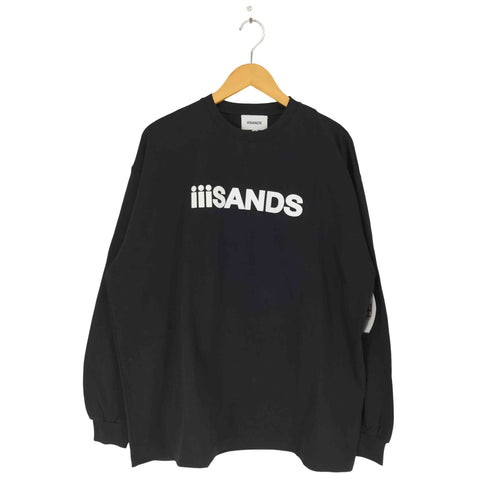 iiiSANDS フロントプリント ロングスリーブクルーネックカットソー メンズ 3
