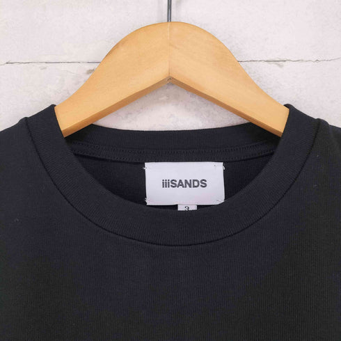 iiiSANDS フロントプリント ロングスリーブクルーネックカットソー メンズ 3