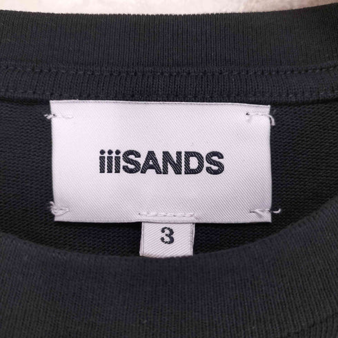 iiiSANDS フロントプリント ロングスリーブクルーネックカットソー メンズ 3