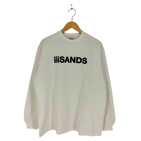 iiiSANDS フロントプリント ロングスリーブクルーネックカットソー メンズ 1