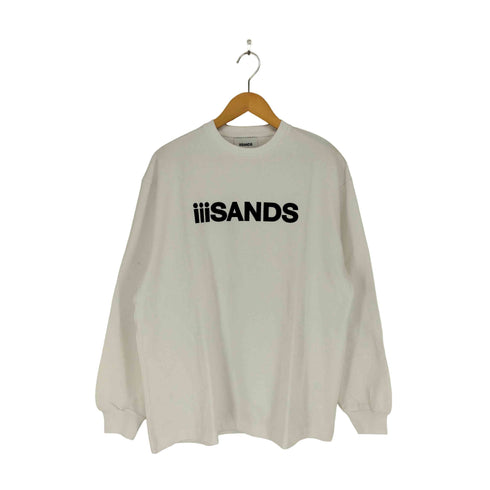 iiiSANDS フロントプリント ロングスリーブクルーネックカットソー メンズ 1