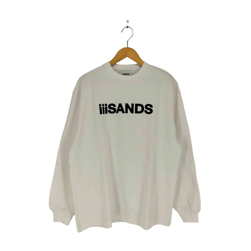 iiiSANDS フロントプリント ロングスリーブクルーネックカットソー メンズ 1