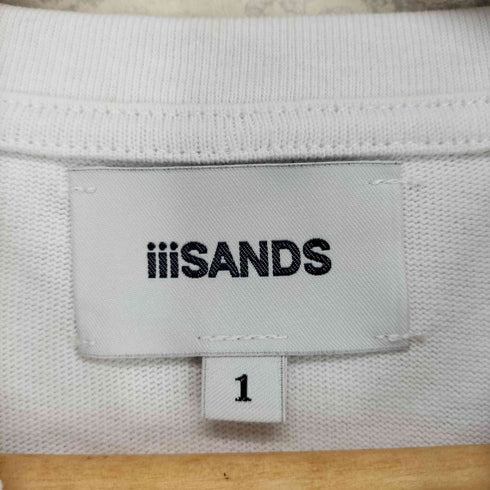 iiiSANDS フロントプリント ロングスリーブクルーネックカットソー メンズ 1