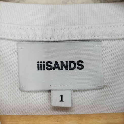 iiiSANDS フロントプリント ロングスリーブクルーネックカットソー メンズ 1