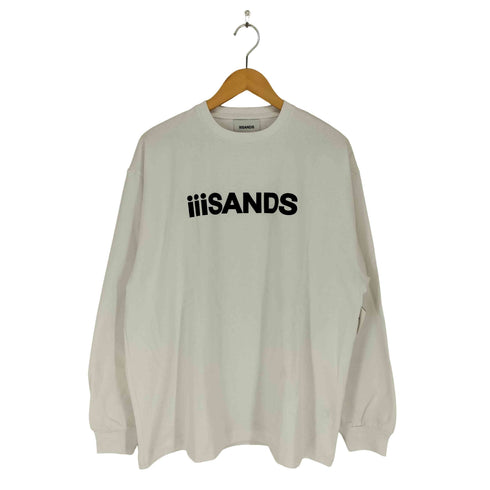 iiiSANDS フロントプリント ロングスリーブクルーネックカットソー メンズ 2