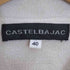 カステルバジャック CASTELBAJAC もみじ柄 ニットパーカー レディース JPN:40