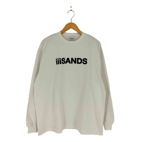 iiiSANDS フロントプリント ロングスリーブクルーネックカットソー メンズ 2