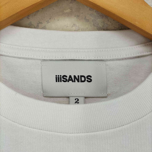 iiiSANDS フロントプリント ロングスリーブクルーネックカットソー メンズ 2