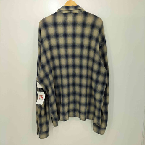 ステューシー Stussy 24SS Twisted Yarn Plaid Zip オンブレ チェック メンズ import:XL