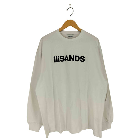 iiiSANDS フロントプリント ロングスリーブクルーネックカットソー メンズ 3