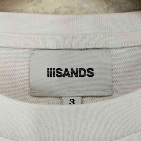 iiiSANDS フロントプリント ロングスリーブクルーネックカットソー メンズ 3