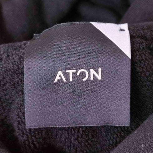 エイトン ATON GARMENT DYE URAKE HOODIE メンズ JPN:4