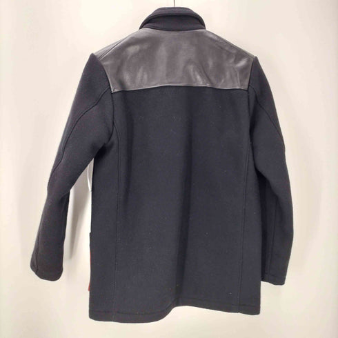 ドライボーンズ Dry Bones カウハイド レザー ウール ナイロン ドンキー ジャケット メンズ import:S