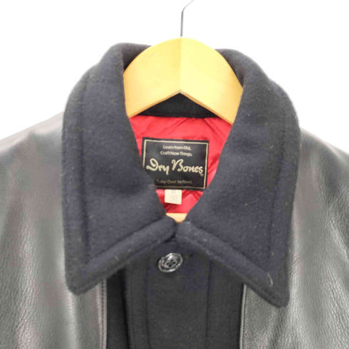 ドライボーンズ Dry Bones カウハイド レザー ウール ナイロン ドンキー ジャケット メンズ import:S