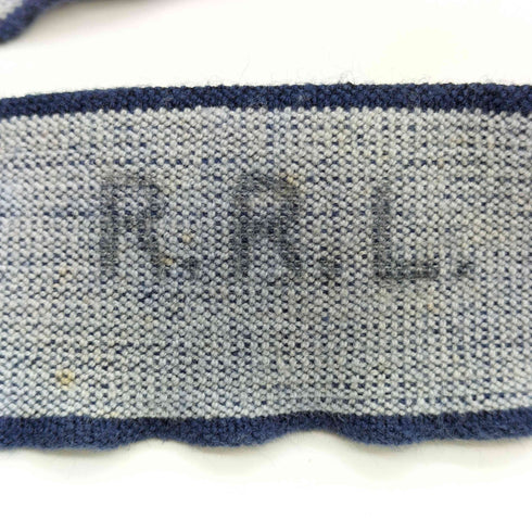 ダブルアールエルラルフローレン RRL RALPH LAUREN レザー ストライプ サスペンダー メンズ