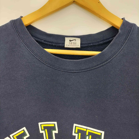 ナイキ NIKE 90-00s 白タグ アーチロゴ クルーネック スウェット メンズ import:L