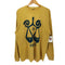 イエロー YELLO 24SS LIBRA 天秤座 L/S クルーネック Tシャツ ガーメントダイ メンズ import:XL