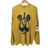 イエロー YELLO 24SS LIBRA 天秤座 L/S クルーネック Tシャツ ガーメントダイ メンズ import:XL