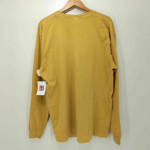イエロー YELLO 24SS LIBRA 天秤座 L/S クルーネック Tシャツ ガーメントダイ メンズ import:XL