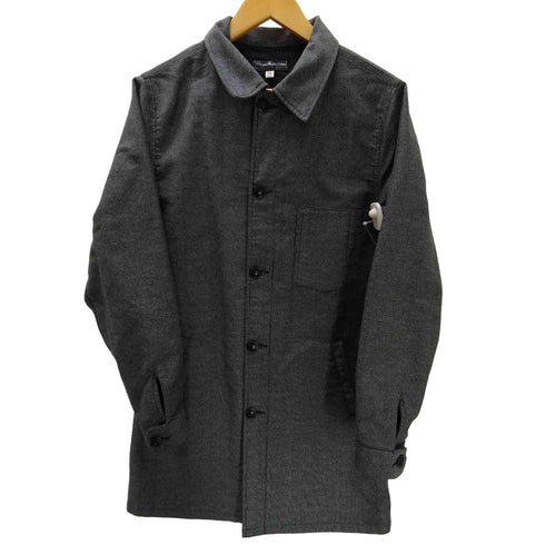 WEARMASTERS ブラック シャンブレー アトリエ ワーク コート エンジニア コート メンズ 36