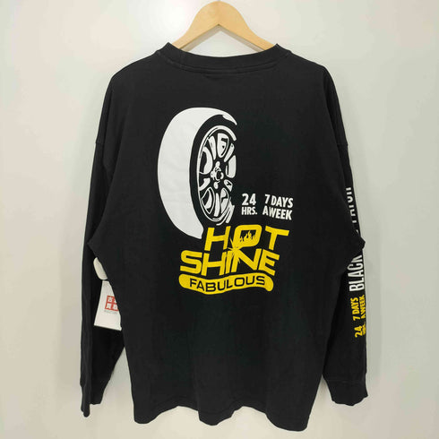 ザブラックアイパッチ THE BLACK EYE PATCH 21SS 両面 袖 アートワーク プリント L/S Tシャツ メンズ import:L