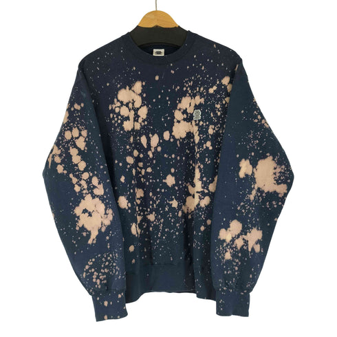 ザブラックアイパッチ THE BLACK EYE PATCH SMALL OG ACID SPLATTERED CREW SWEAT メンズ JPN:L