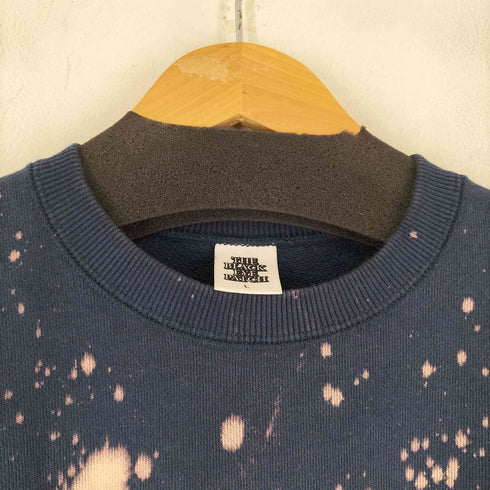 ザブラックアイパッチ THE BLACK EYE PATCH SMALL OG ACID SPLATTERED CREW SWEAT メンズ JPN:L